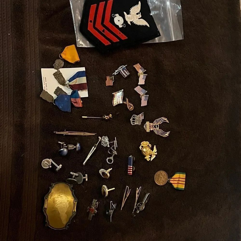 Assorted Vintage Pins and Badges